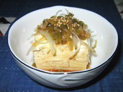 ザーサイ豆腐